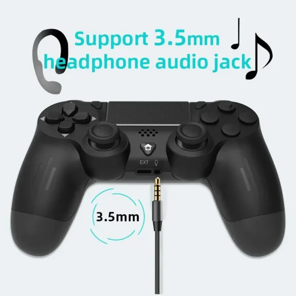 Joystick Bluetooth para PS4, Slim, Pro, Gamepad sem fio para PC, iOS e Android - Image 3