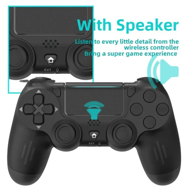 Joystick Bluetooth para PS4, Slim, Pro, Gamepad sem fio para PC, iOS e Android - Image 5