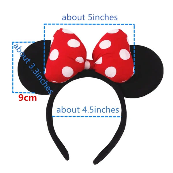 Tiara Disney Mouse com Orelhas Várias Cores - Image 3