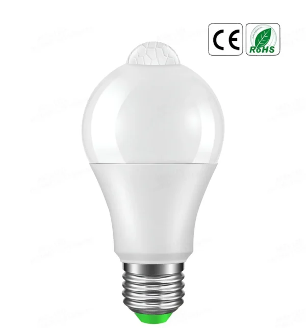 Sensor de Movimento Inteligente à Luz LED, E27, 20W, 18W, 15W - Image 2